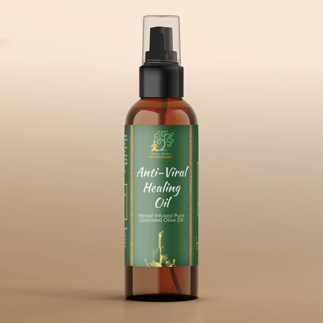 Total Body Enhancement Herbs - Anti-Viral Healing Oil - 4 fluid ounces