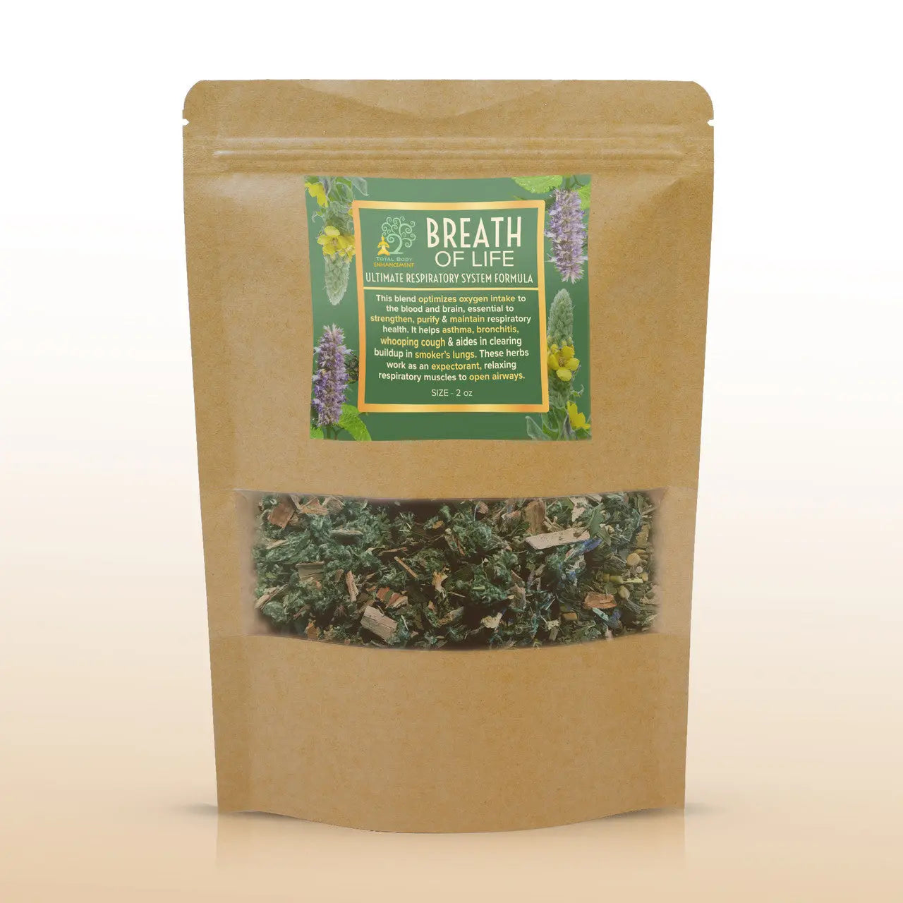 TBE Herbs Total Body Enhancement Herbs - Breath of Life Tea - Loose Leaf