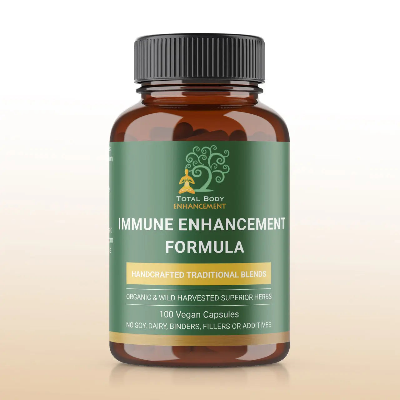 TBE Herbs Total Body Enhancement Herbs - Immune Enhancement Formula - 100 Vegan Capsules