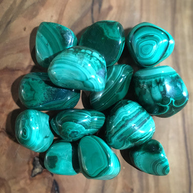 Malachite Stone Piece - Medium