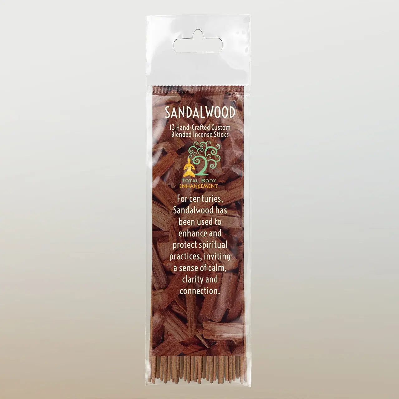 TBE Herbs Total Body Enhancement Herbs - Sandalwood Incense Sticks 13 handmade blended sticks