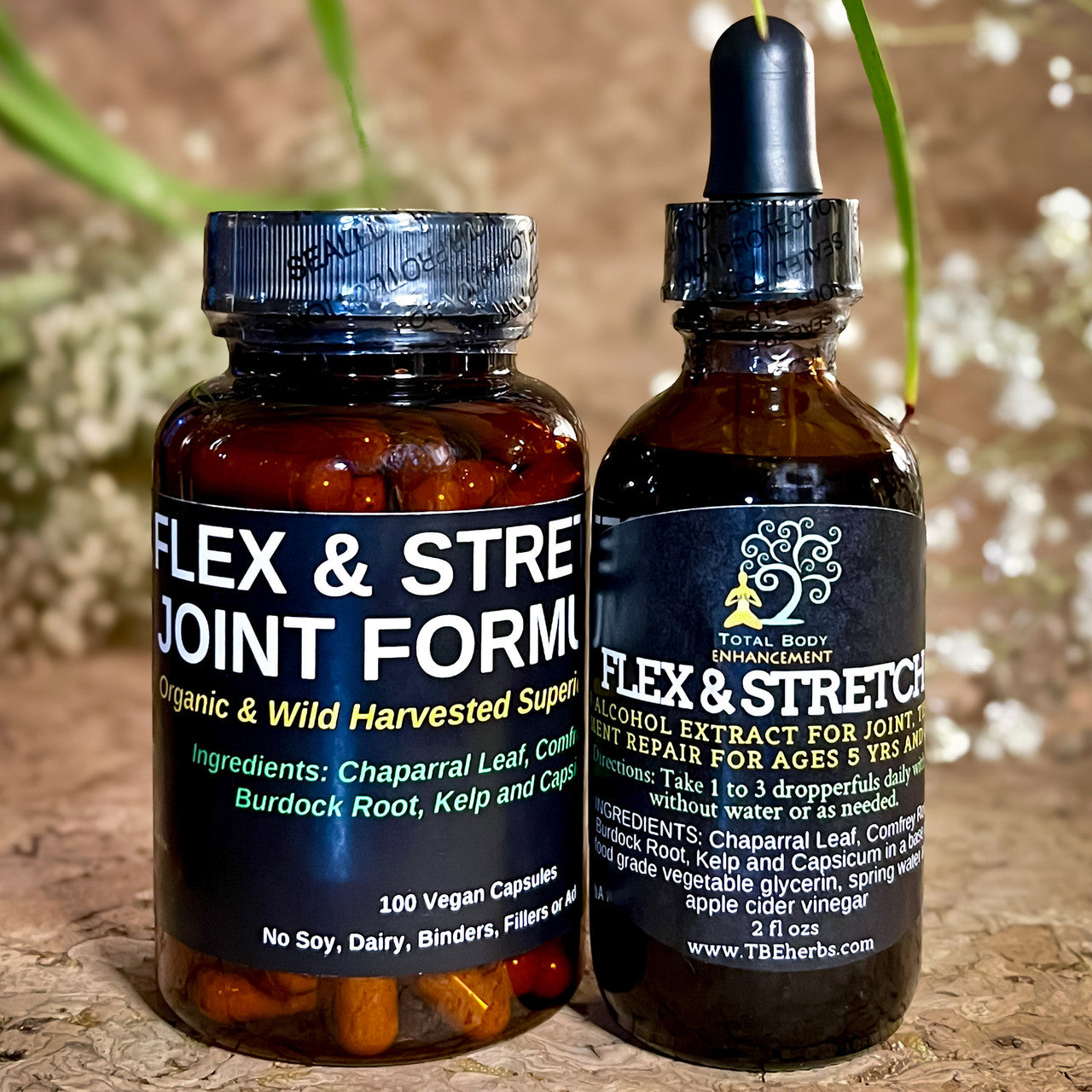 Flex and Stretch Joint Formula - 100 Vegan Capsules