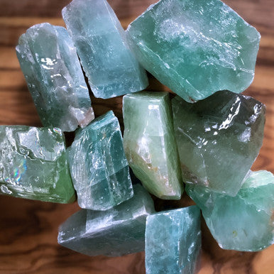 Green Calcite Piece - Medium