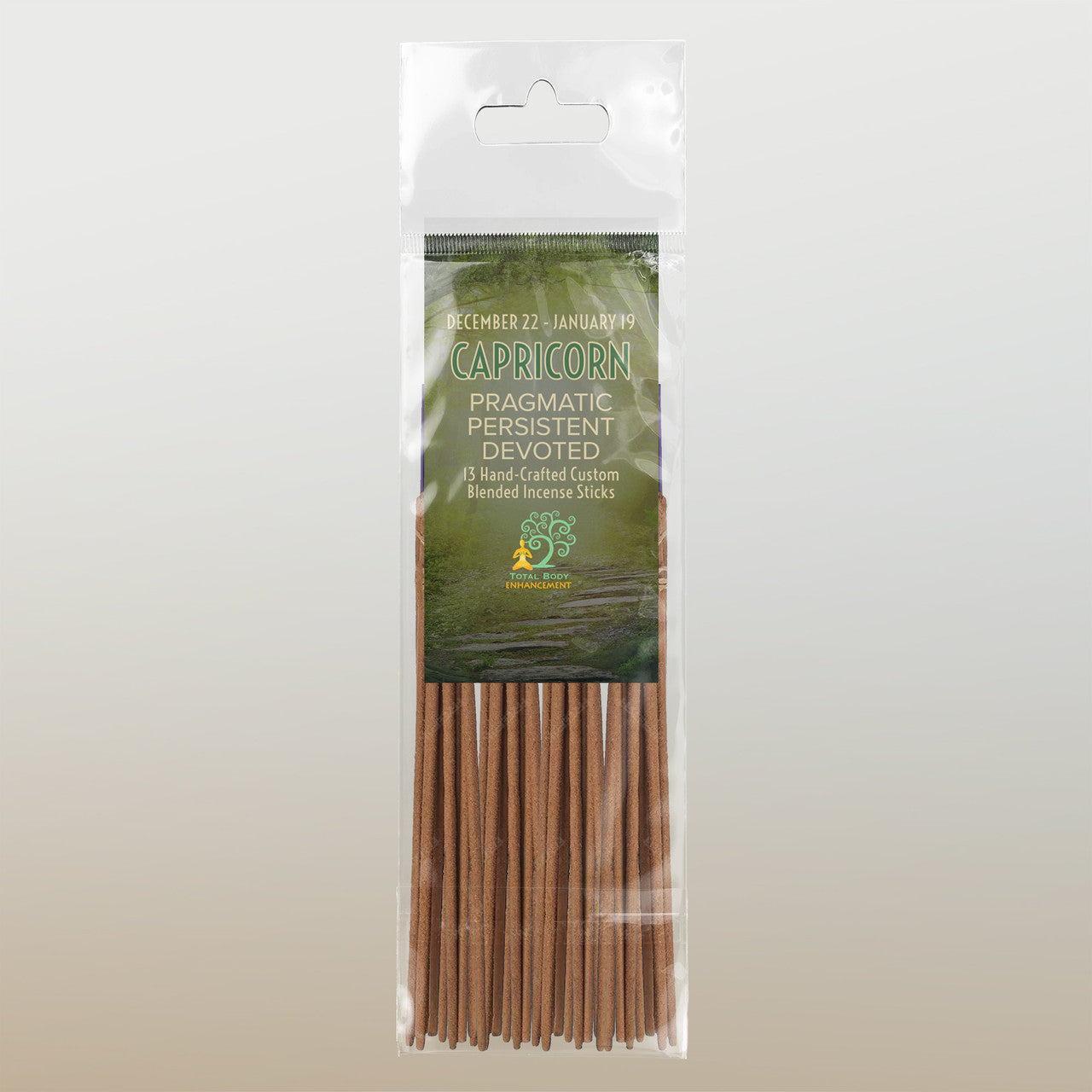 TBE Herbs Total Body Enhancement Herbs - Capricorn Astrology Incense 13 handmade blended sticks