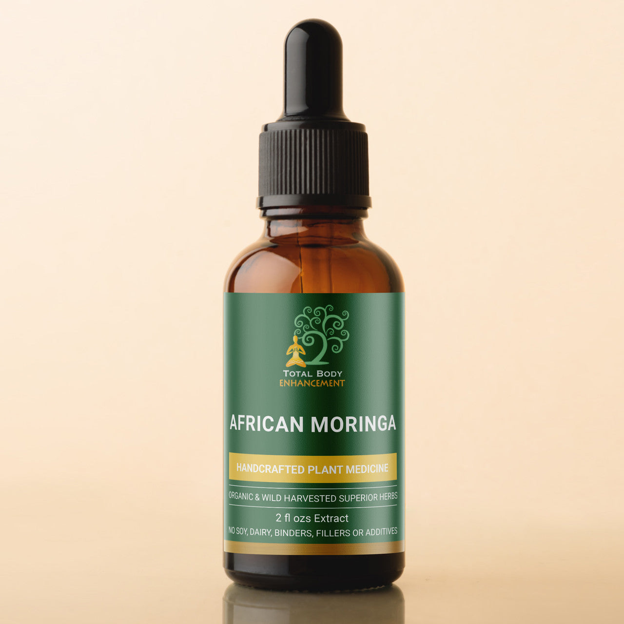 TBE Herbs Total Body Enhancement Herbs - African Moringa Liquid Extract, 2 fluid ounces