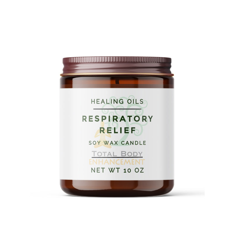 Respiratory Relief Soy Wax Candle TBE Herbs