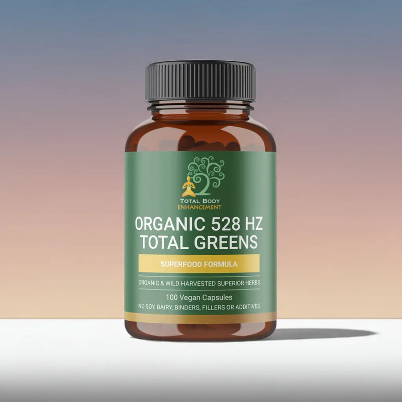 528 Hz Greens Formula | TBE Herbs  - 100 Vegan Capsules