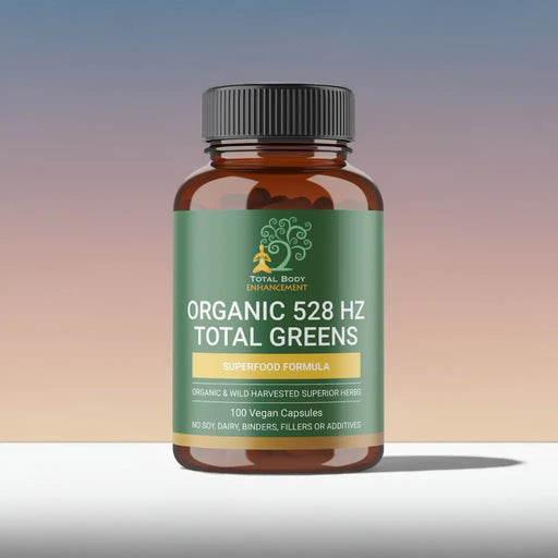 528 Hz Greens Formula | TBE Herbs  - 100 Vegan Capsules