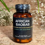 TBE Herbs Total Body Enhancement Herbs - African Baobab Fruit - 100 Vegan Capsules