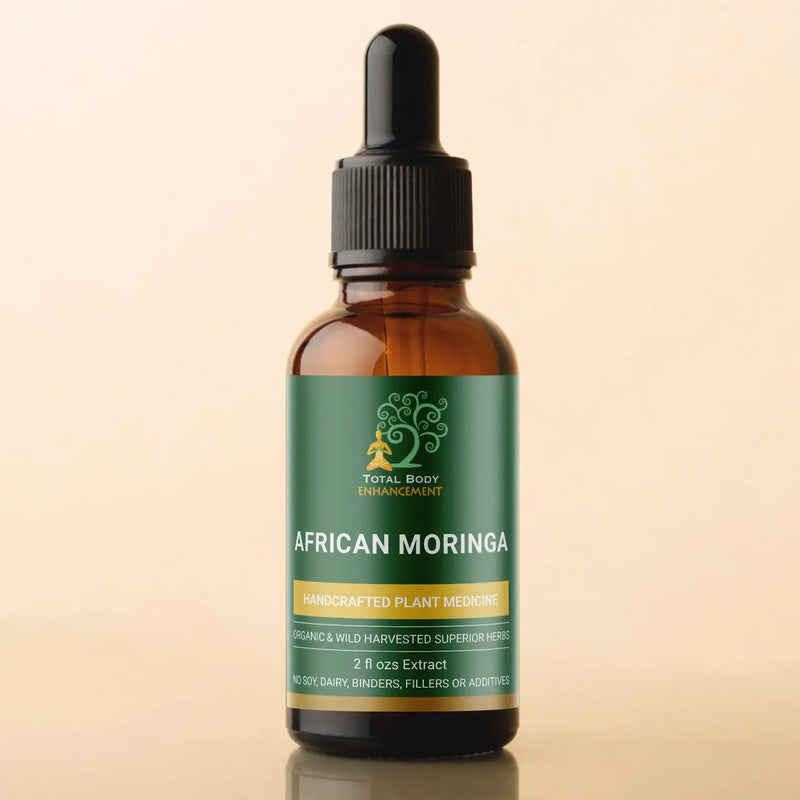 TBE Herbs Total Body Enhancement Herbs - African Moringa Liquid Extract, 2 fluid ounces