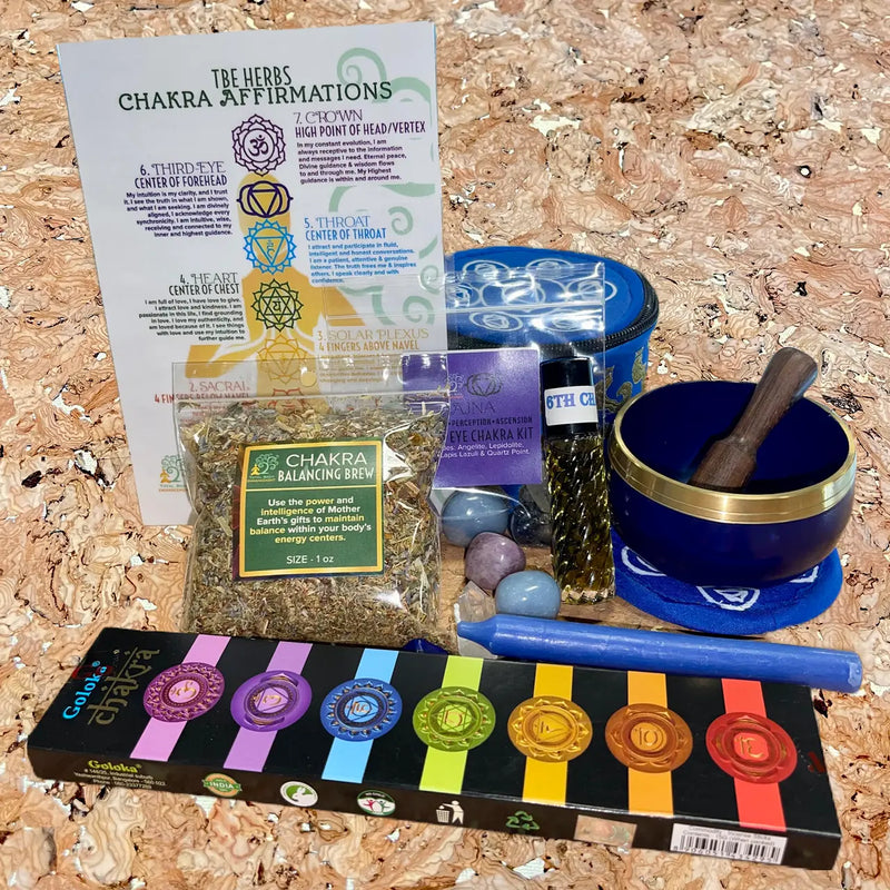 TBE Herbs Total Body Enhancement Herbs - Ajna (Third Eye) 6th Chakra Kit