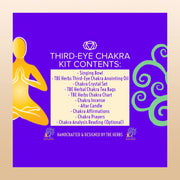 TBE Herbs Total Body Enhancement Herbs - Ajna (Third Eye) 6th Chakra Kit