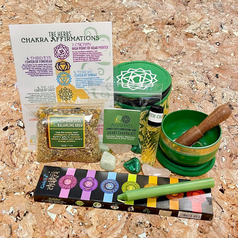 TBE Herbs Total Body Enhancement Herbs - Anahata (Heart) 4th Chakra Kit