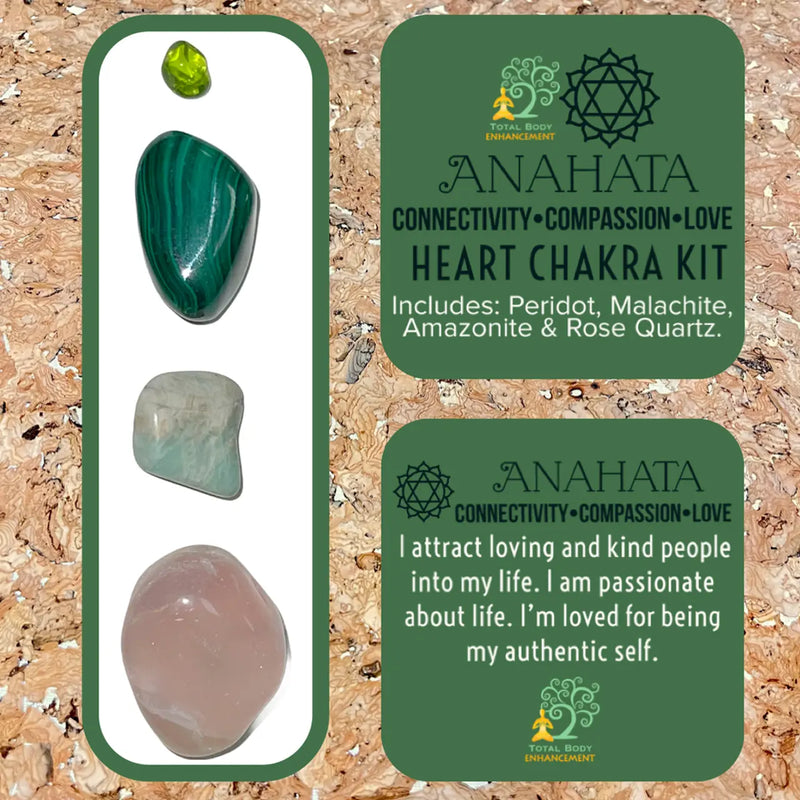 TBE Herbs Total Body Enhancement Herbs - Anahata (Heart) 4th Chakra Kit