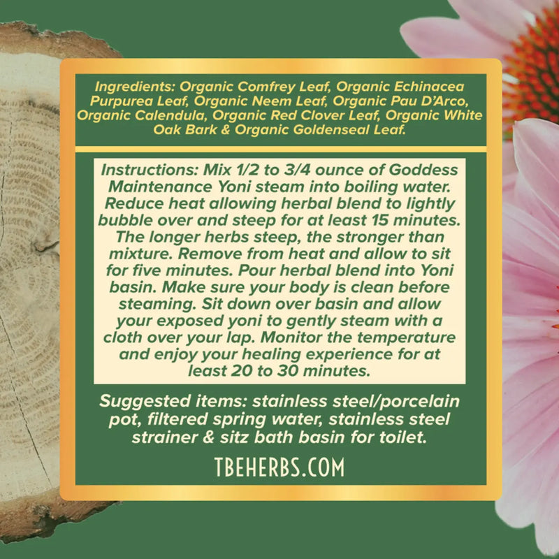 Total Body Enhancement Herbs - Anti Viral Yoni Steam