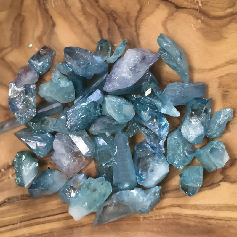 Aqua Aura Quartz Piece - High Grade