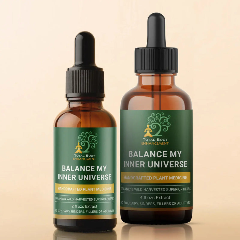 Total Body Enhancement Herbs - Balance My Inner Universe Extract -2 and 4 fluid ounces