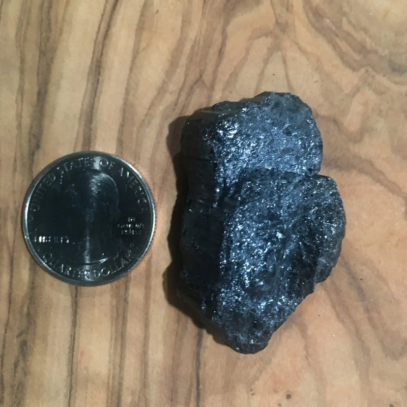 TBE herbs Total Body Enhancement Herbs - Black Tourmaline - Coin Piece