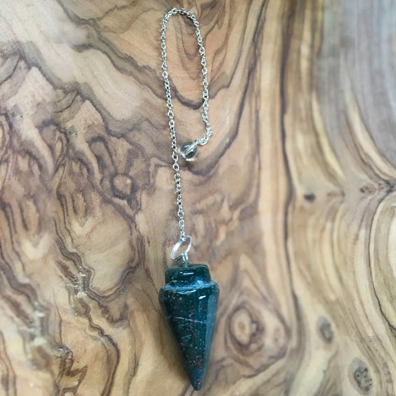TBE Herbs Total Body Enhancement Herbs - Bloodstone Pendulum