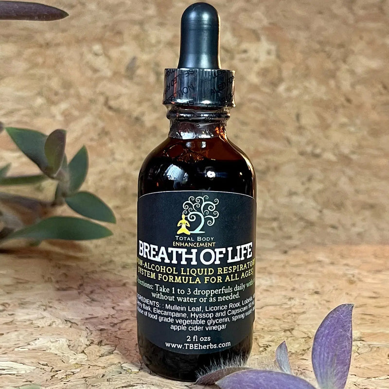 Total Body Enhancement Herbs, Breath of Life (Respiratory Formula) Extract 2 fluid ounces
