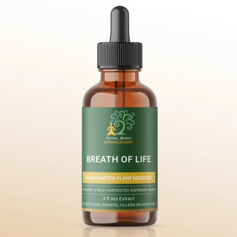 TBE Herbs Total Body Enhancement Herbs, Breath of Life (Respiratory Formula) Extract 4 fluid ounces