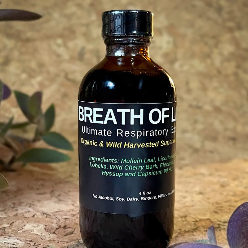 Total Body Enhancement Herbs, Breath of Life (Respiratory Formula) Extract 4 fluid ounces