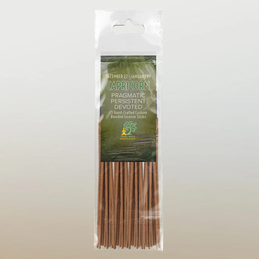 TBE Herbs Total Body Enhancement Herbs - Capricorn Astrology Incense 13 handmade blended sticks