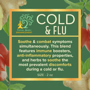 TBE Herbs Total Body Enhancement Herbs - Cold and Flu Herbal Blend - 2 ounces