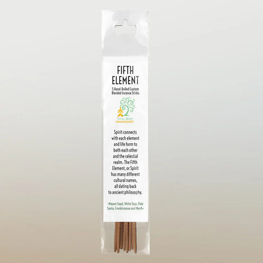 TBE Herbs Total Body Enhancement Herbs - Fifth Elements Resin Incense Sticks 5 handmade blended sticks