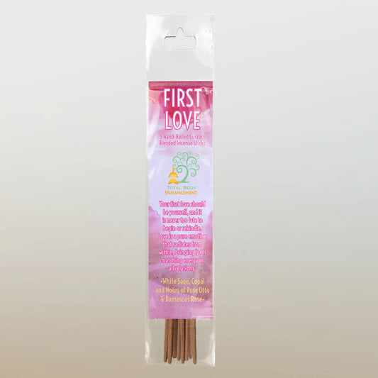 TBE Herbs Total Body Enhancement Herbs - First Love Resin Incense Sticks 5 handmade blended sticks