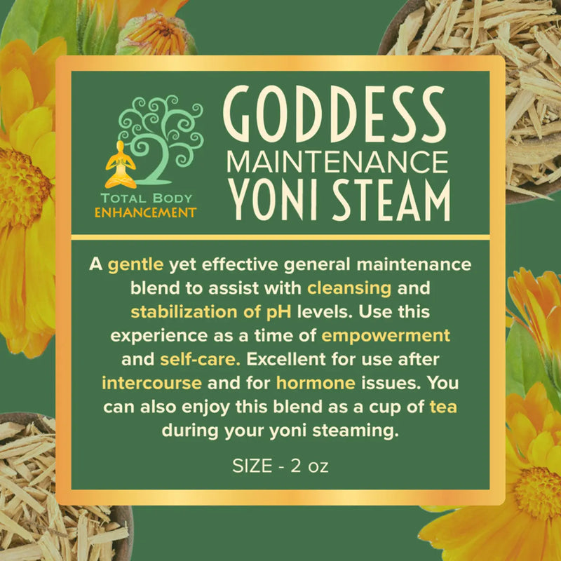 TBE Herbs Total Body Enhancement Herbs - Goddess Maintenance Yoni Steam