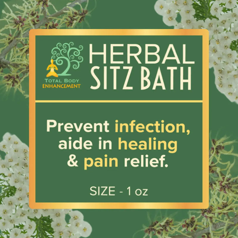 TBE Herbs Total Body Enhancement Herbs - Herbal Sitz Bath Blend - 2 ounces