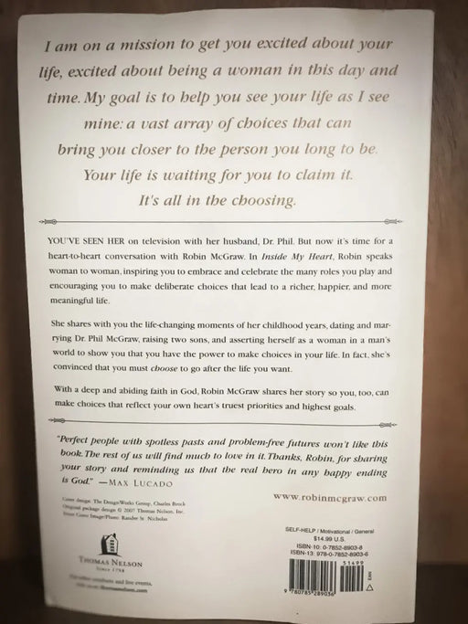 TBE Herbs Total Body Enhancement Herbs - Inside My Heart - by Robin McGraw