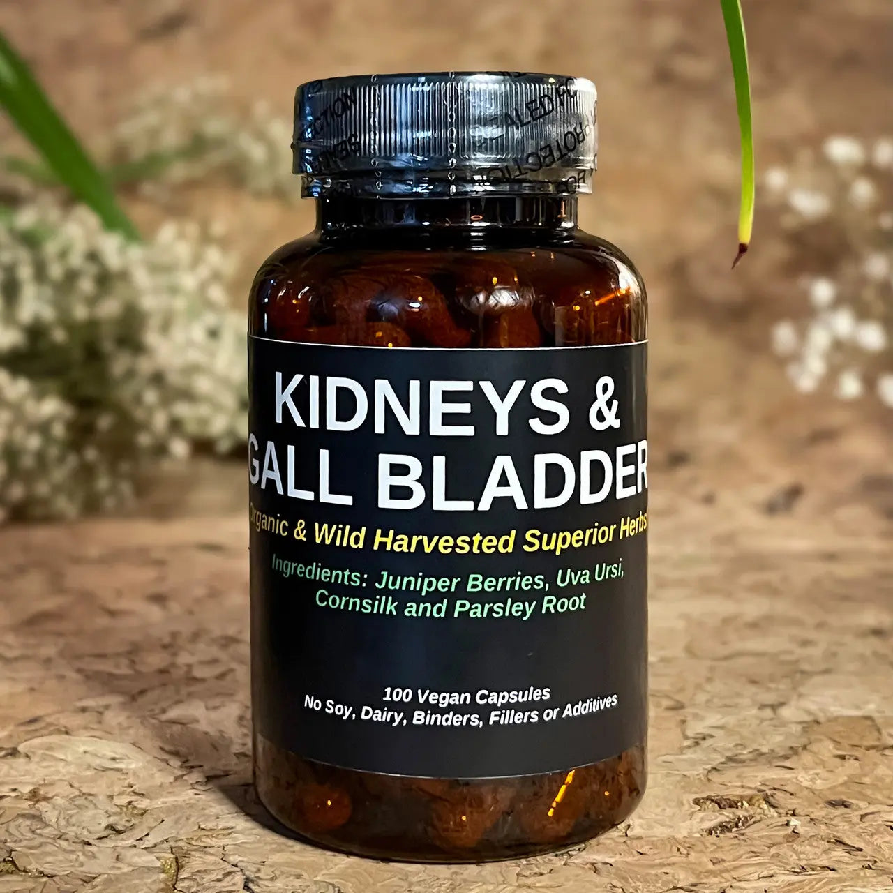 Kidney and Bladder Formula Vegan Capsules | TBE Herbs - 100 Vegan Capsules