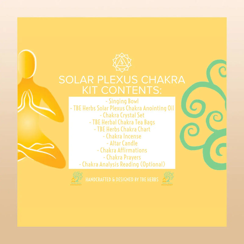 TBE Herbs Total Body Enhancement Herbs - Manipura (Solar Plexus) 3rd Chakra Kit