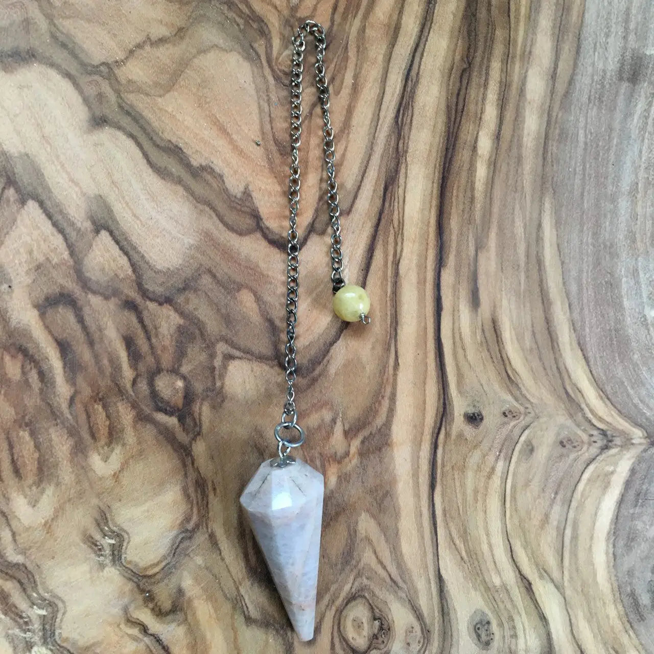 TBE Herbs Total Body Enhancement Herbs - Moonstone Pendulum
