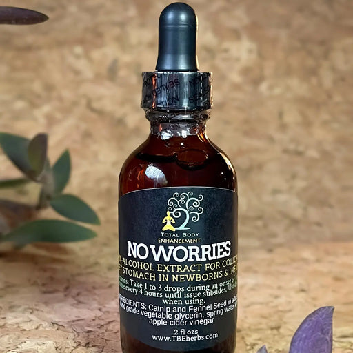 TBE Herbs Total Body Enhancement Herbs - No Worries Extract - 2 fluid oz