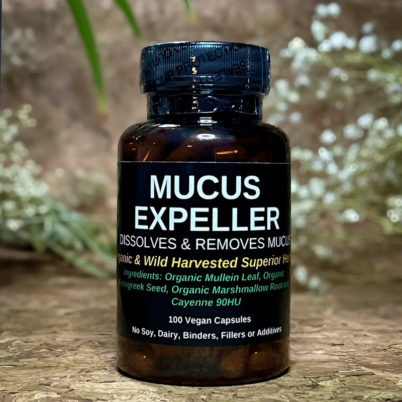 Organic Mucus Expeller | TBE Herbs - 100 Vegan Capsules
