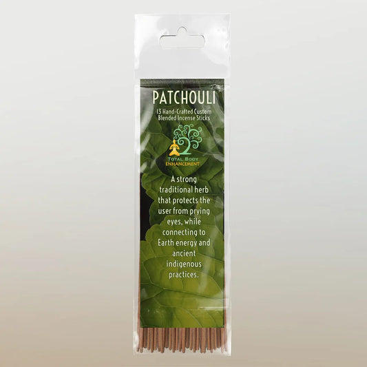 TBE Herbs Total Body Enhancement Herbs - Patchouli Incense Sticks 13 handmade blended sticks