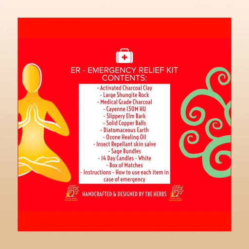 TBE Herbs Total Body Enhancement Herbs - Rescue Relief ER Emergency Ritual Kit