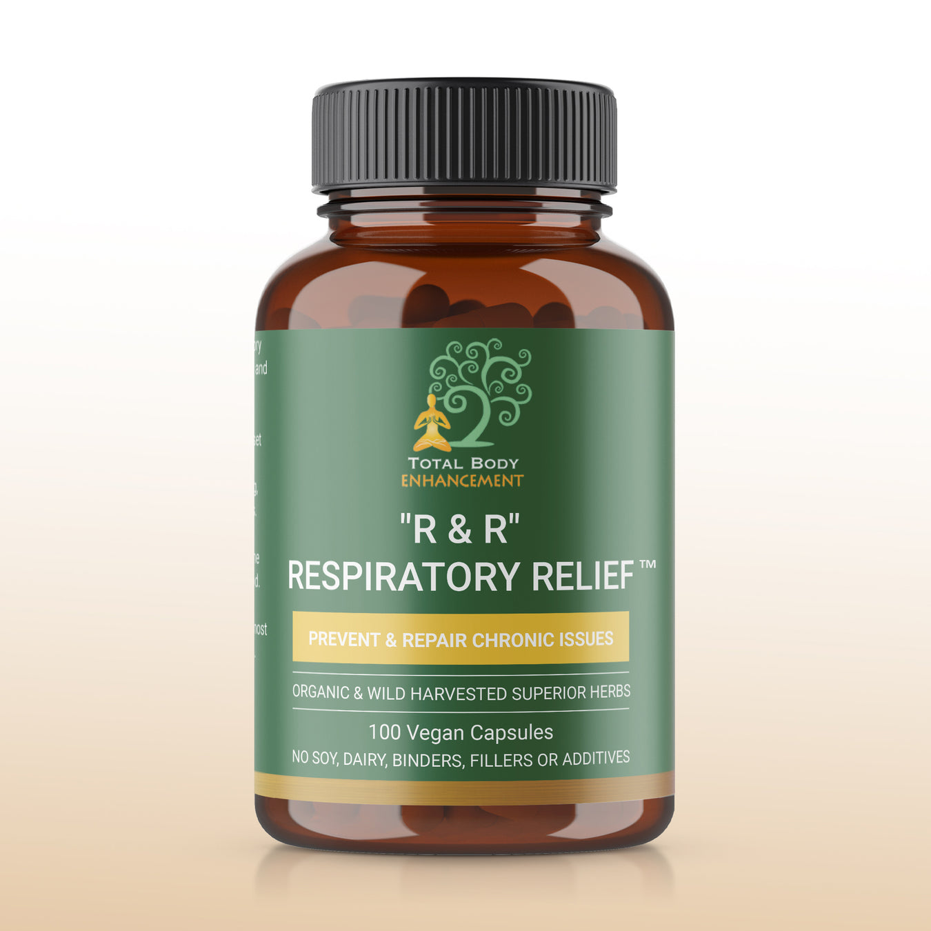 TBEH Respiratory Relief (R & R) Formula - 100% Vegan Capsules