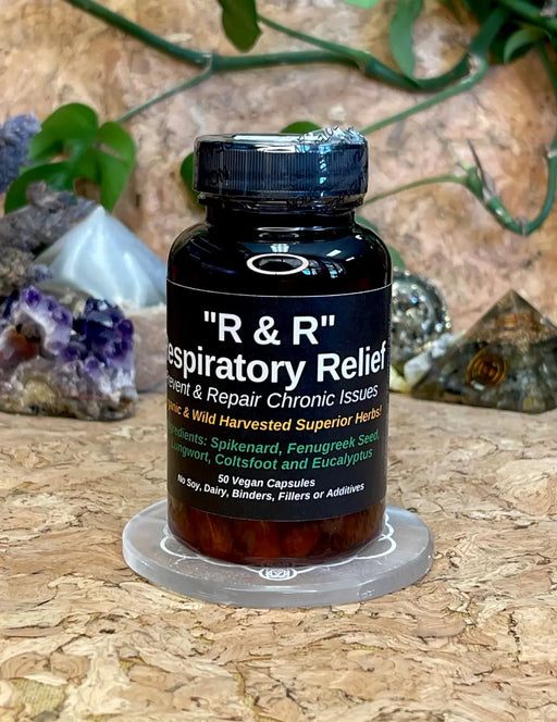 TBEH Respiratory Relief (R & R) Formula - 100% Vegan Capsules