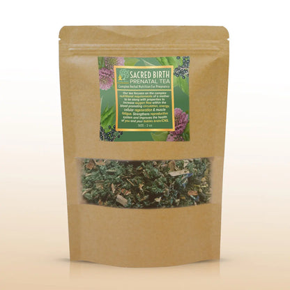 TBE Herbs Total Body Enhancement Herbs - Sacred Birth Prenatal Tea Blend - 2 ounces