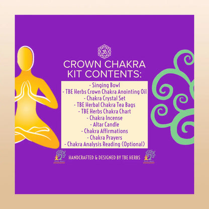 TBE Herbs Total Body Enhancement Herbs - Sahasrara (Crown) 7th Chakra