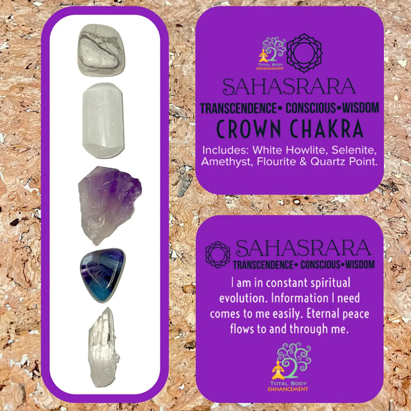 TBE Herbs Total Body Enhancement Herbs - Sahasrara (Crown) 7th Chakra