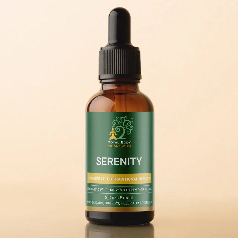 TBE Herbs Total Body Enhancement Herbs - Serenity Formula Extract - 2 fluid ounces