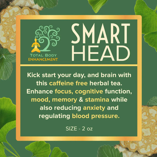 TBE Herbs Total Body Enhancement Herbs - Smart Head Herbal Blend - 2 ounces