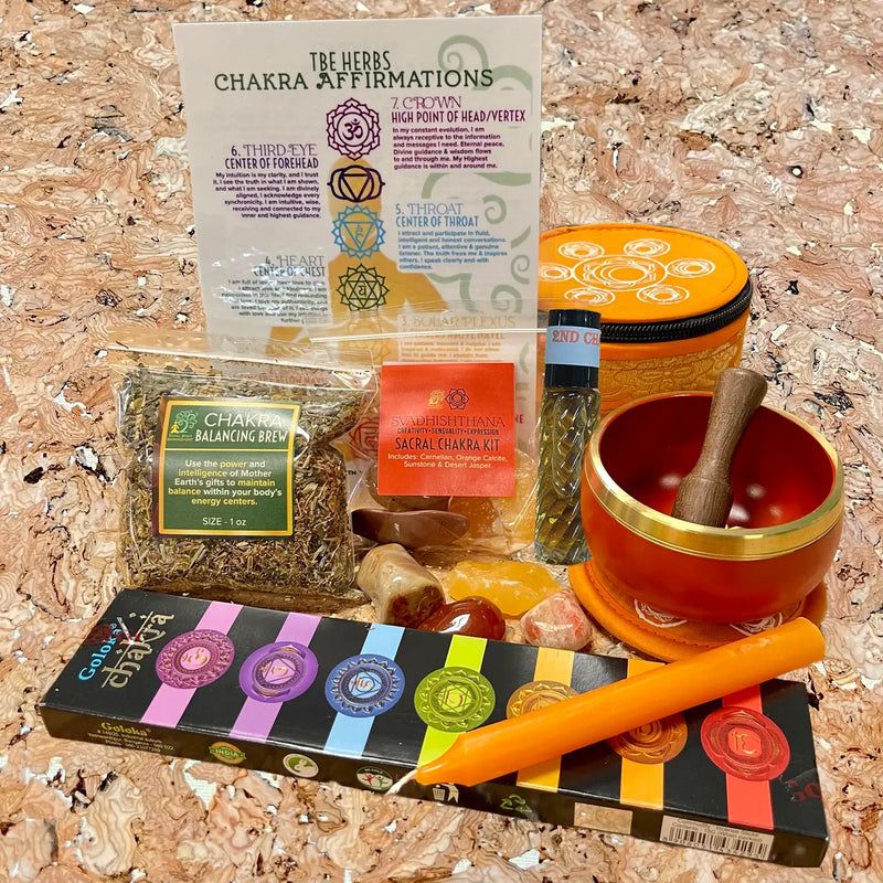 TBE Herbs Total Body Enhancement Herbs - Svadhisthana (Sacral) 2nd Chakra Kit