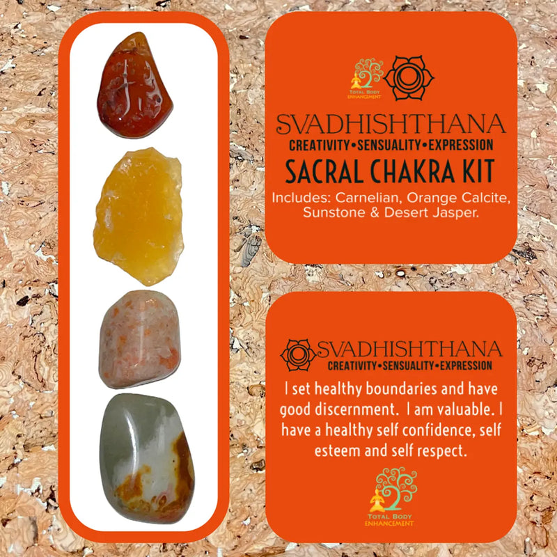 TBE Herbs Total Body Enhancement Herbs - Svadhisthana (Sacral) 2nd Chakra Kit