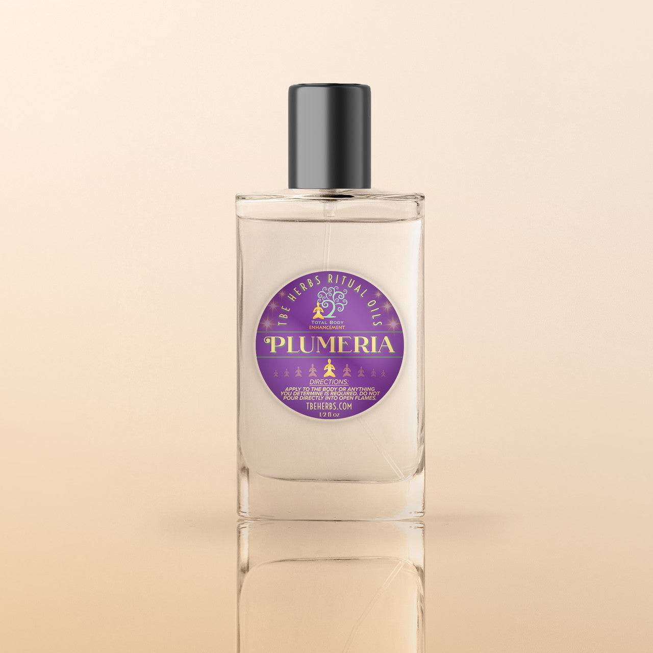 Total Body Enhancement Herbs - Plumeria Ritual Oil - 1/2 fluid ounces